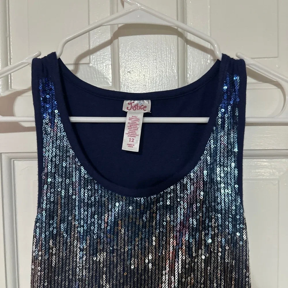 Justice sequins dress
